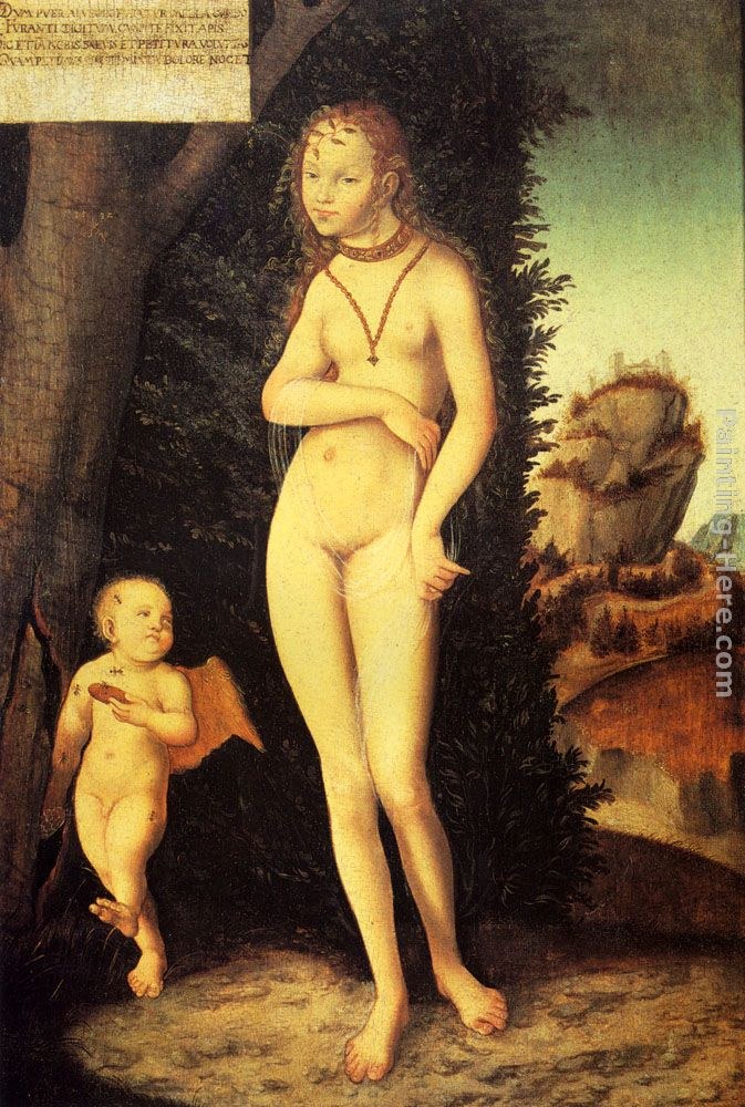 Lucas Cranach the Elder Venus With Cupid The Honey Thief